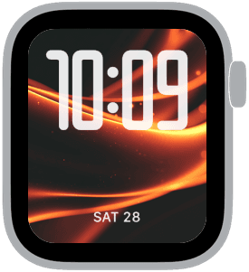 aries ember Apple Watch face preview 5 featuring zodiac signs, abstract, gradient, and modern.