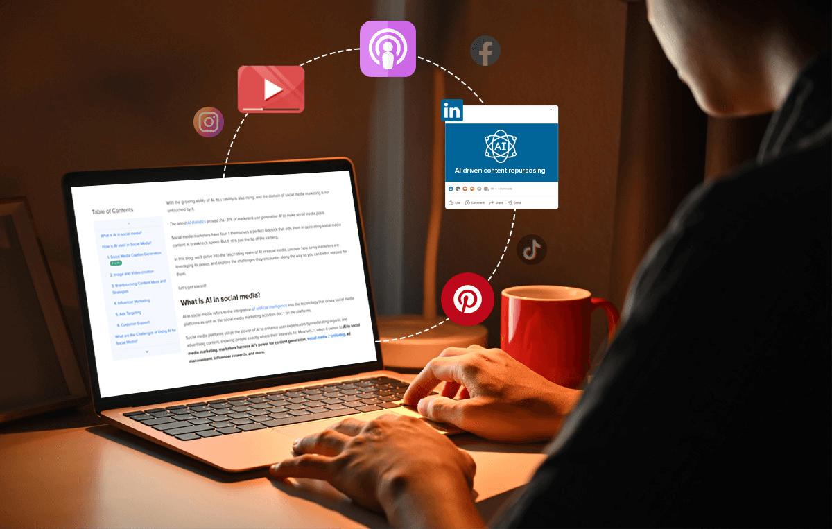 AI content distribution across social platforms - Repurposing Content for Social Media