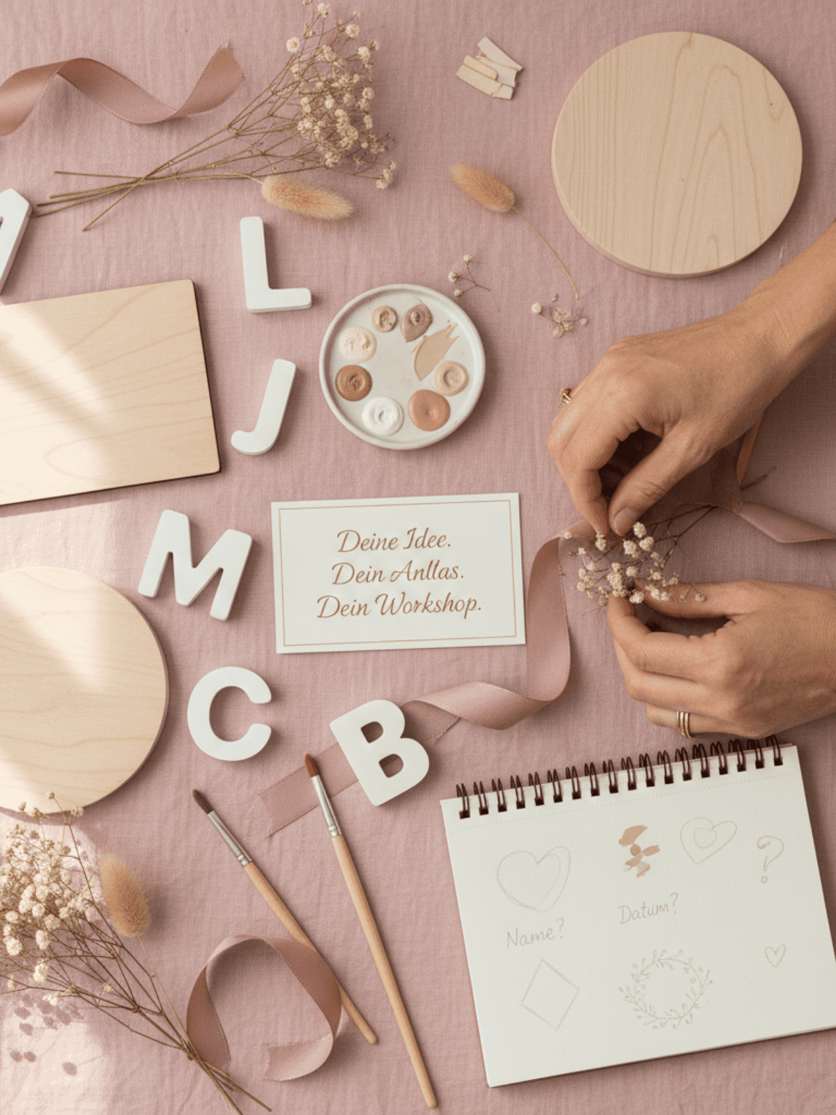 A bride in an elegant white lace gown with a floral crown.
