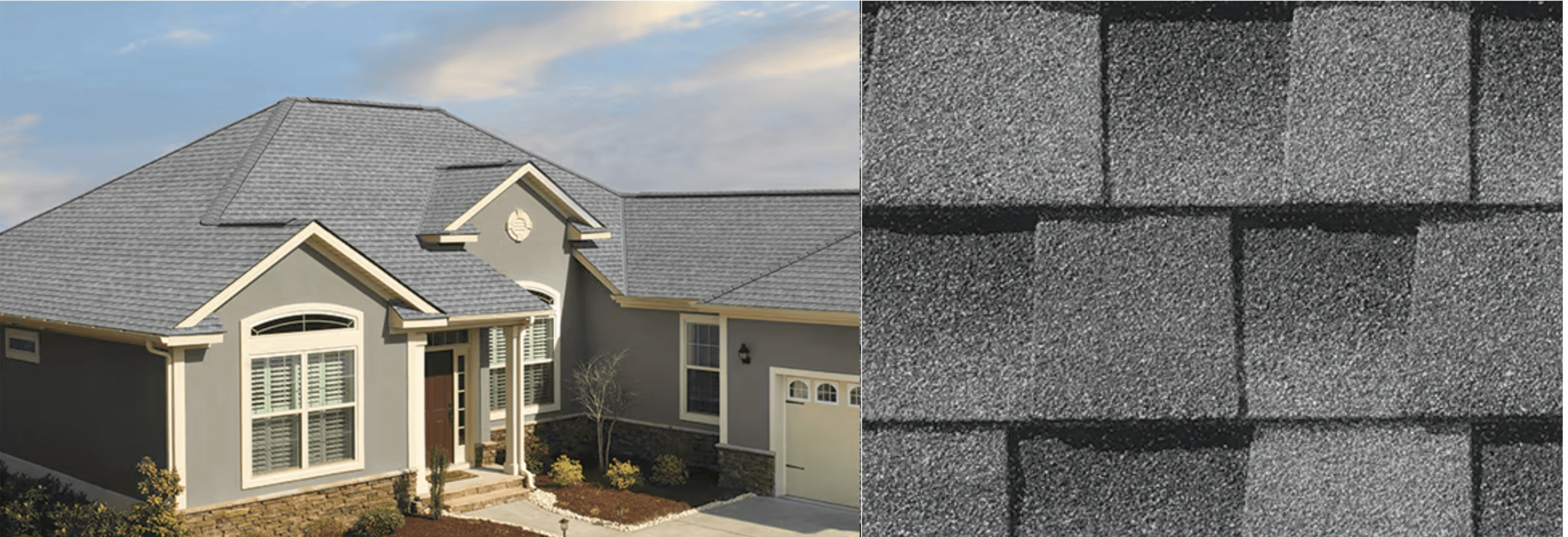 Product beauty and swatch combination shot for GAF