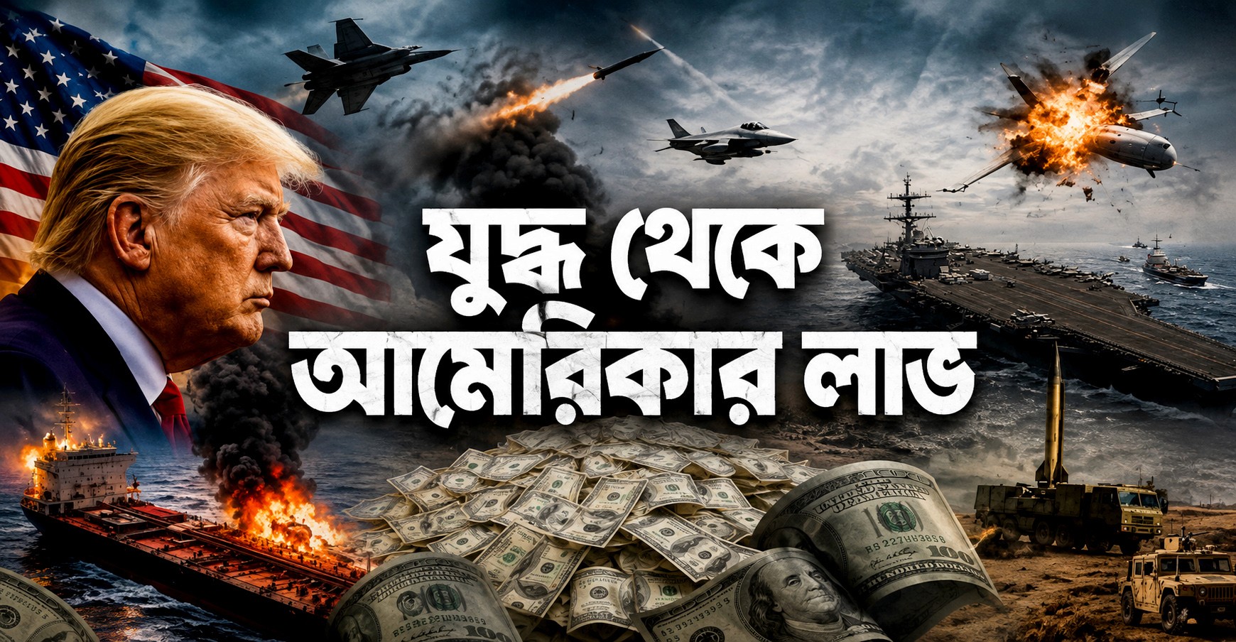 যুদ্ধ থেকে আমেরিকা কিভাবে লাভবান হয় - রক্তের বিনিময়ে ডলার