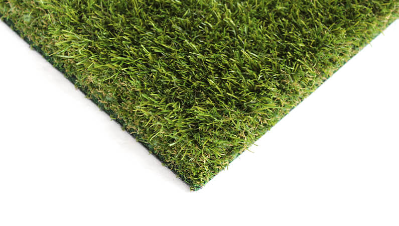 A silky-soft green swatch of AGL Majestic 70 artificial grass that looks and feels just like natural grass.