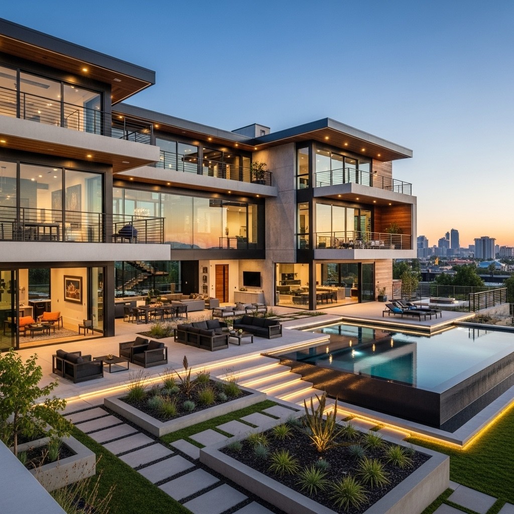 Golden gate bridge with a blue sky