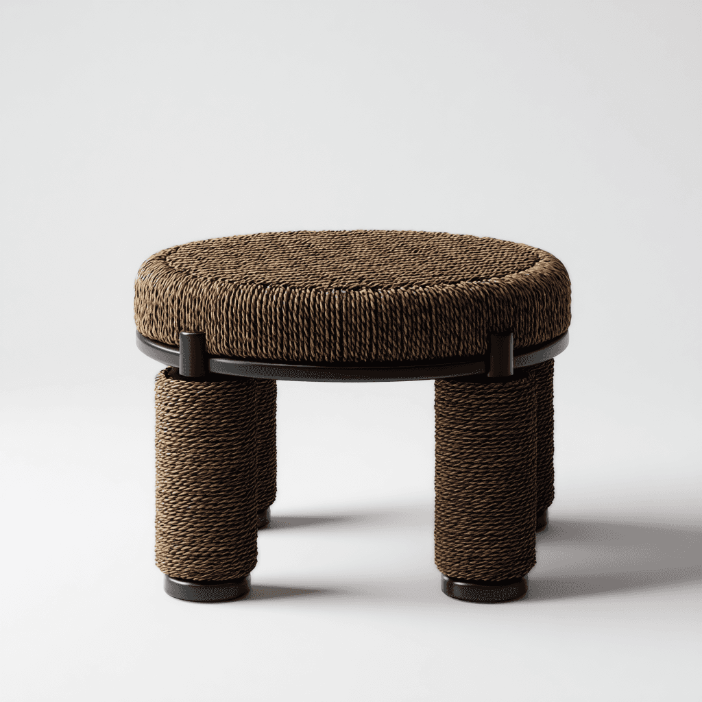 Mandal Mandal evokes unity.  A rounded table that anchors the room like a desert sun  resting on the horizon