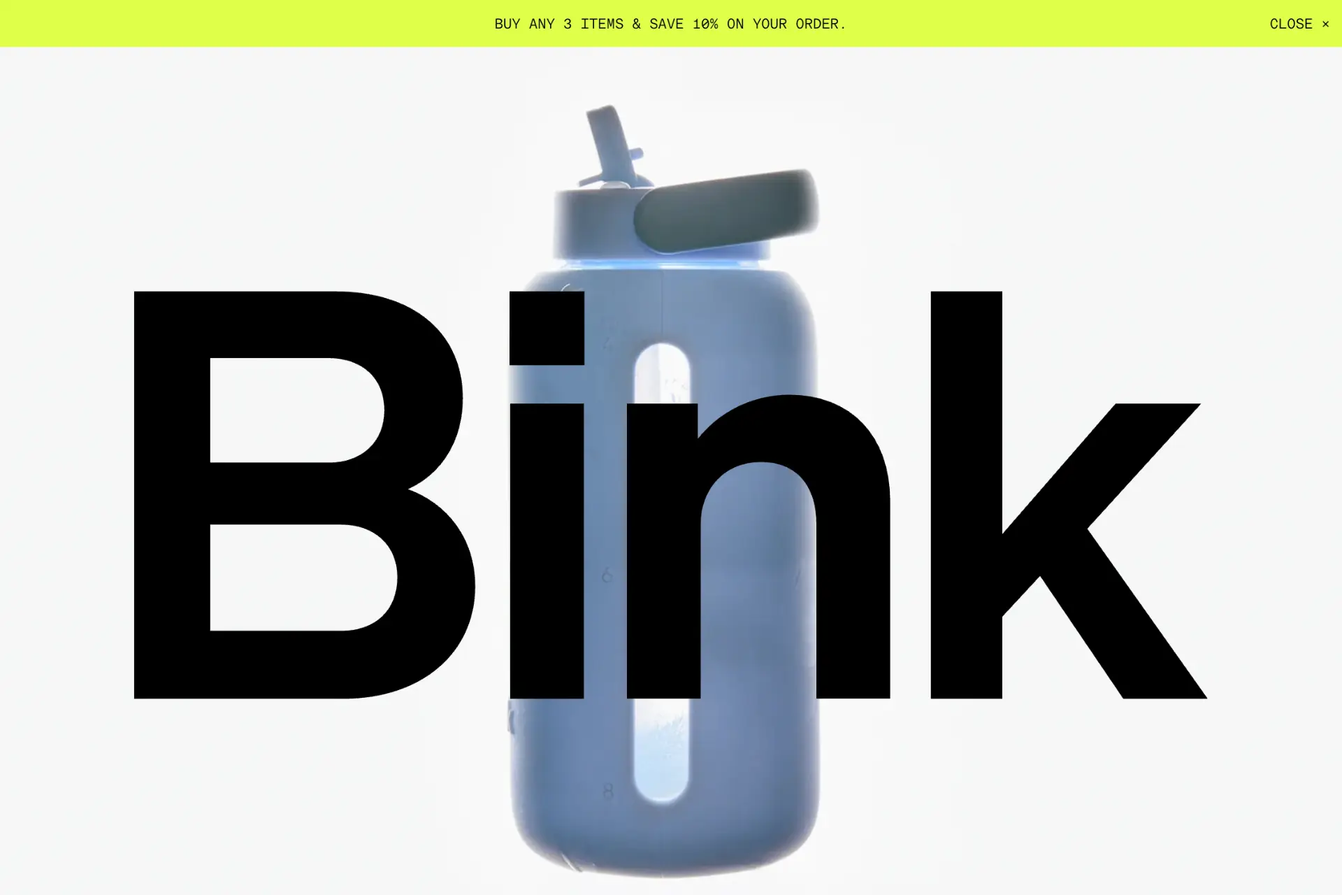 Screenshot of Bink website