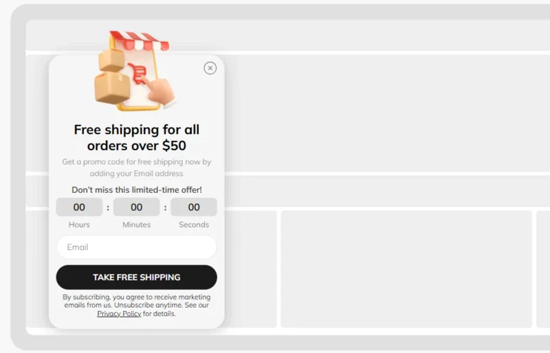 claspo-free-shipping-timer-template-example