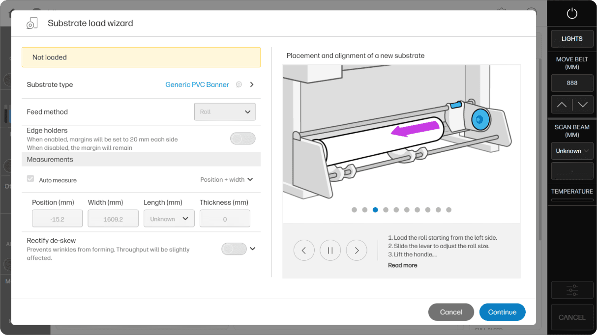 control panel