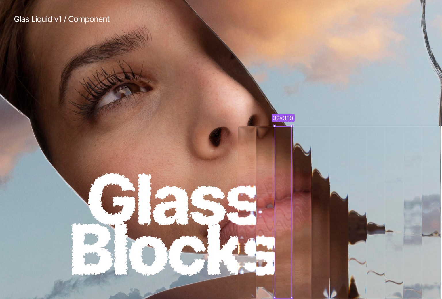 Liquid Glas Component Figma