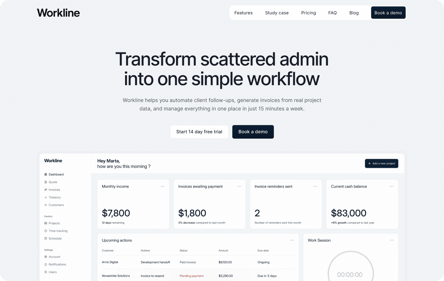 Dashboard Bill Management