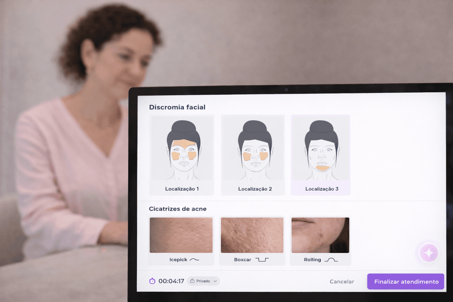 sistema com ficha de anamnese digital