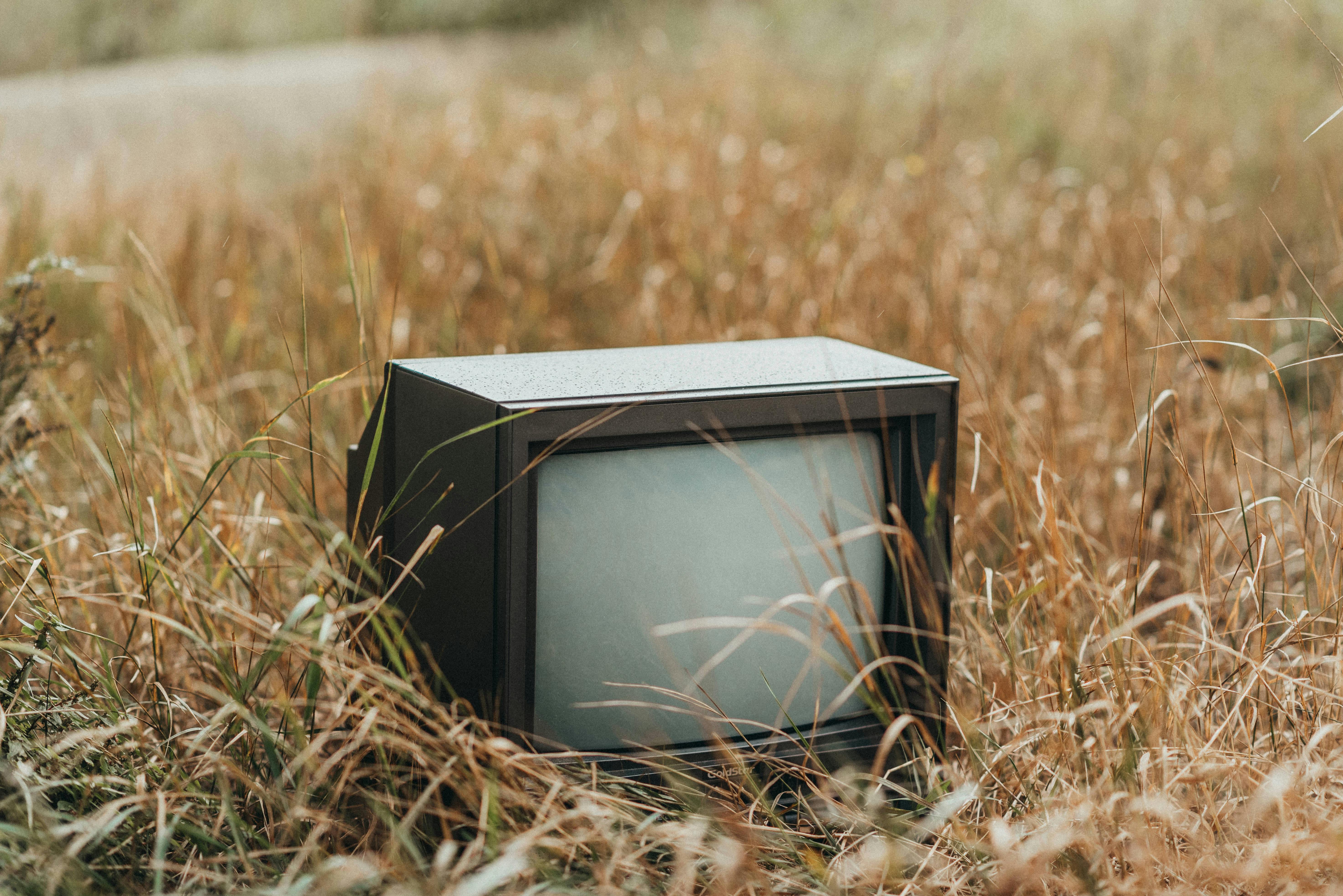 An old TV in the wild