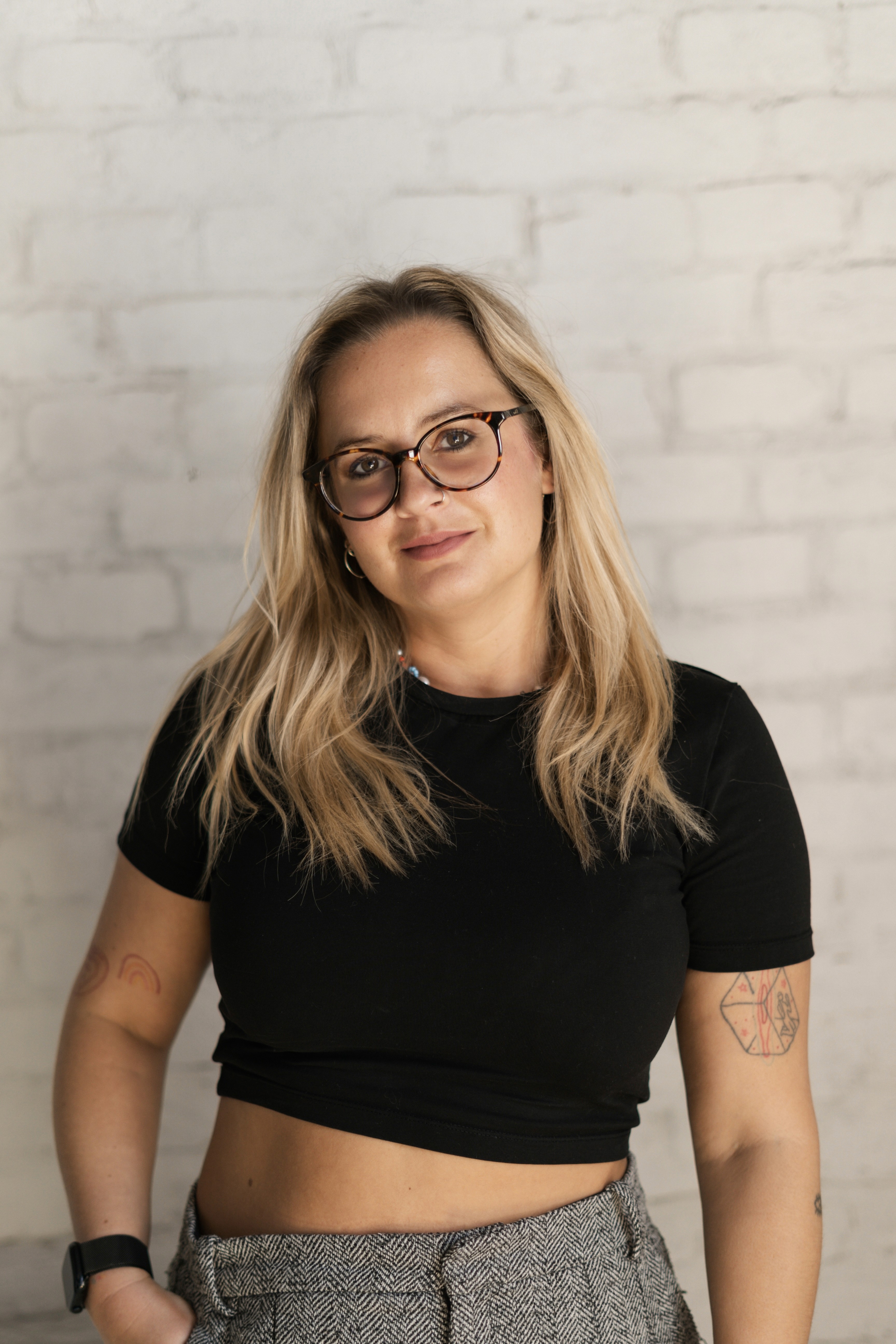 a female model