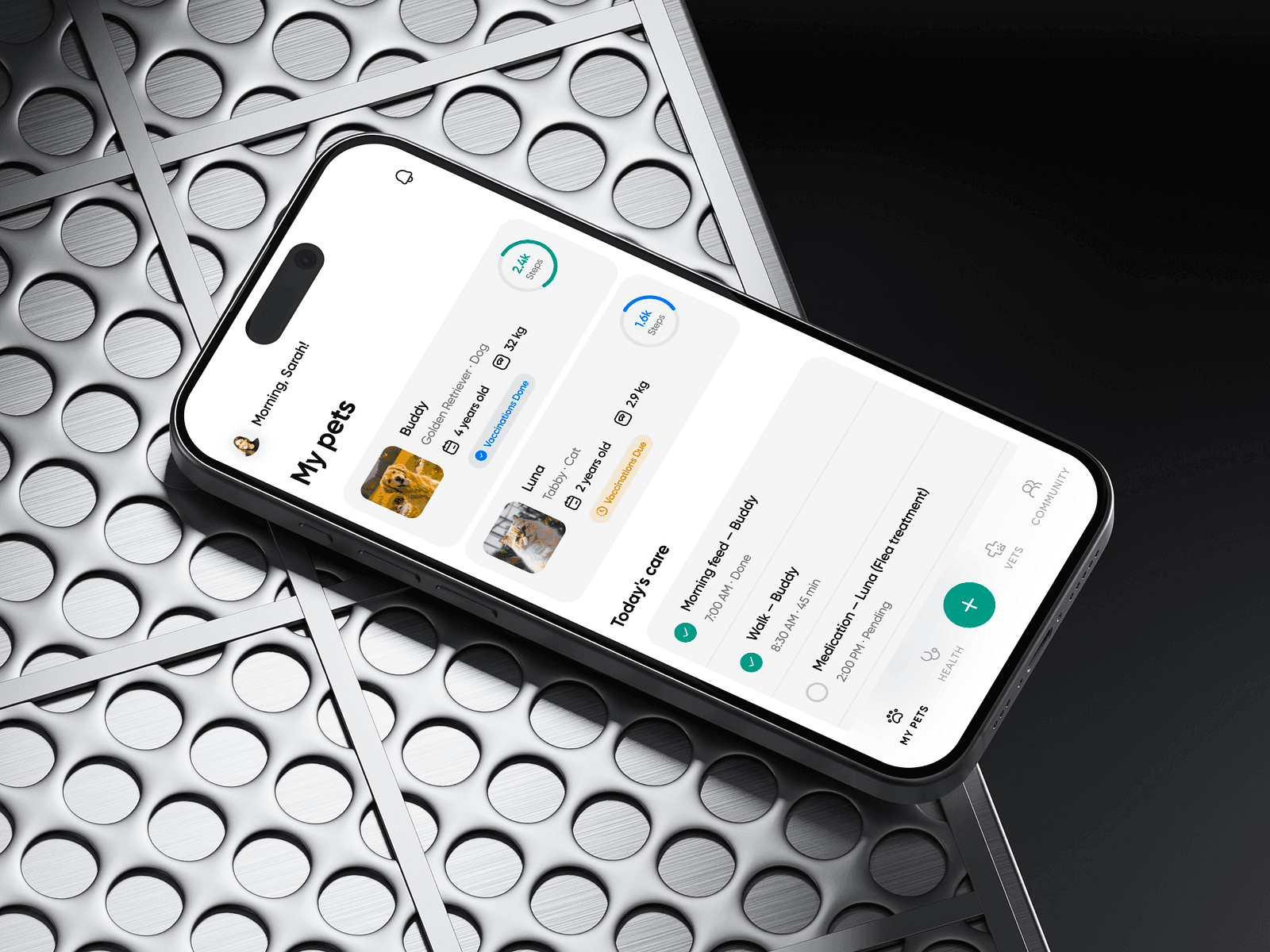 Pet Pal pet care app shot
