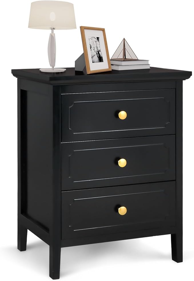 Black oversized nightstand – A stylish and functional furniture piece, perfect for any modern home.