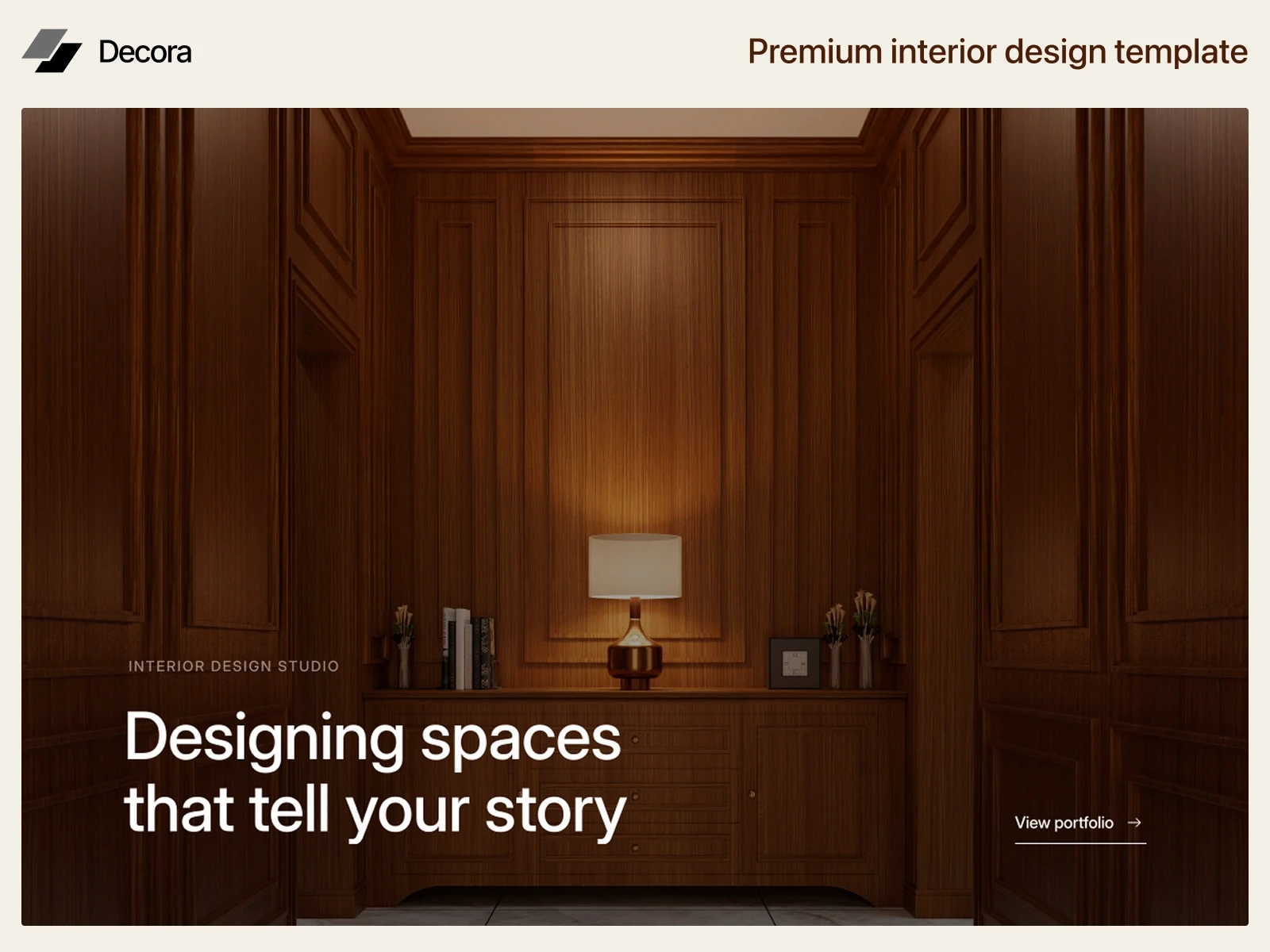 decoraa architecture & interior design template