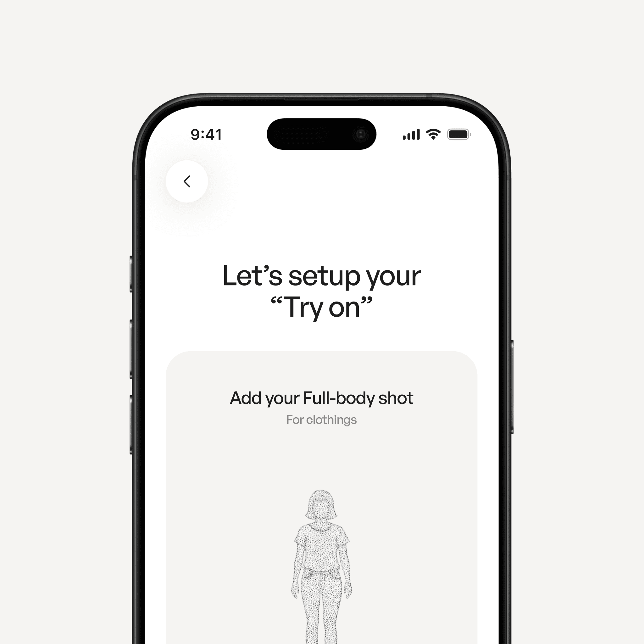 try on profile setup
