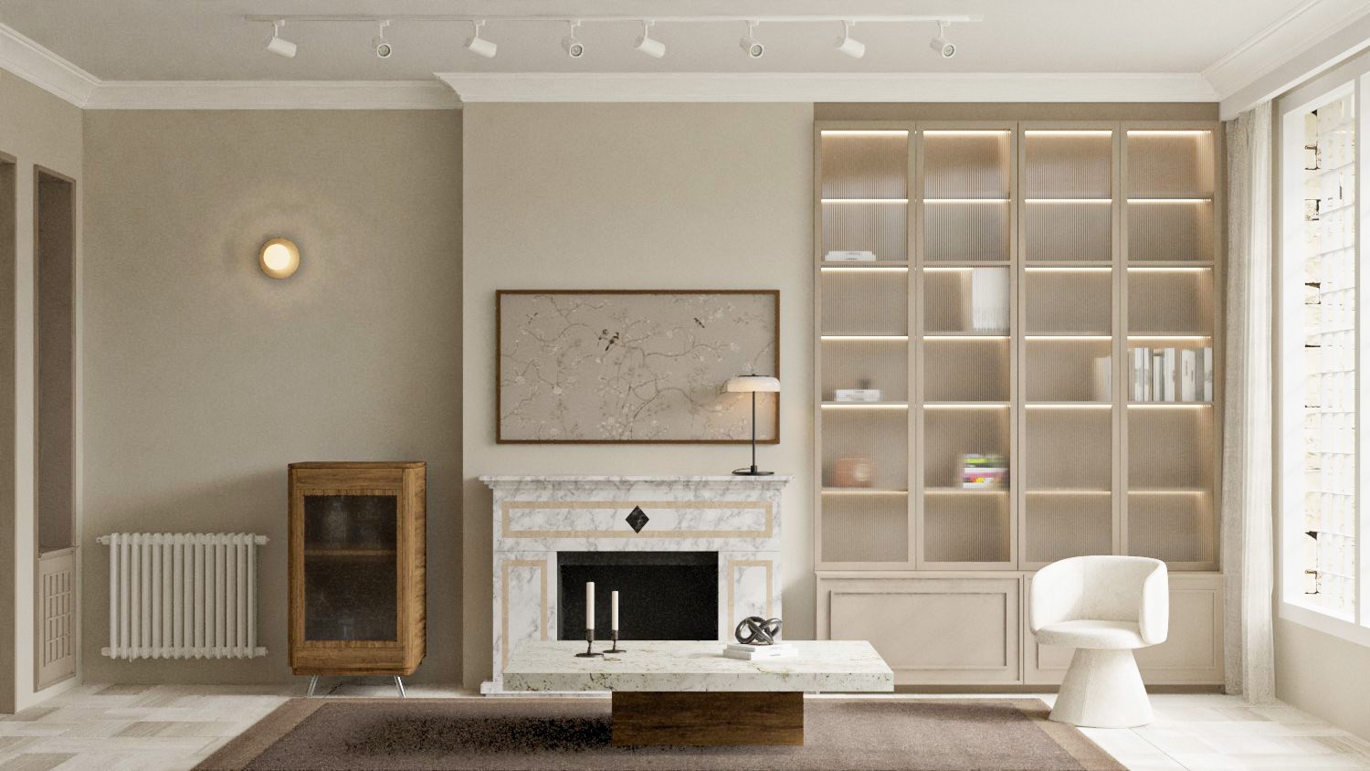 Image of Minimalist entryway