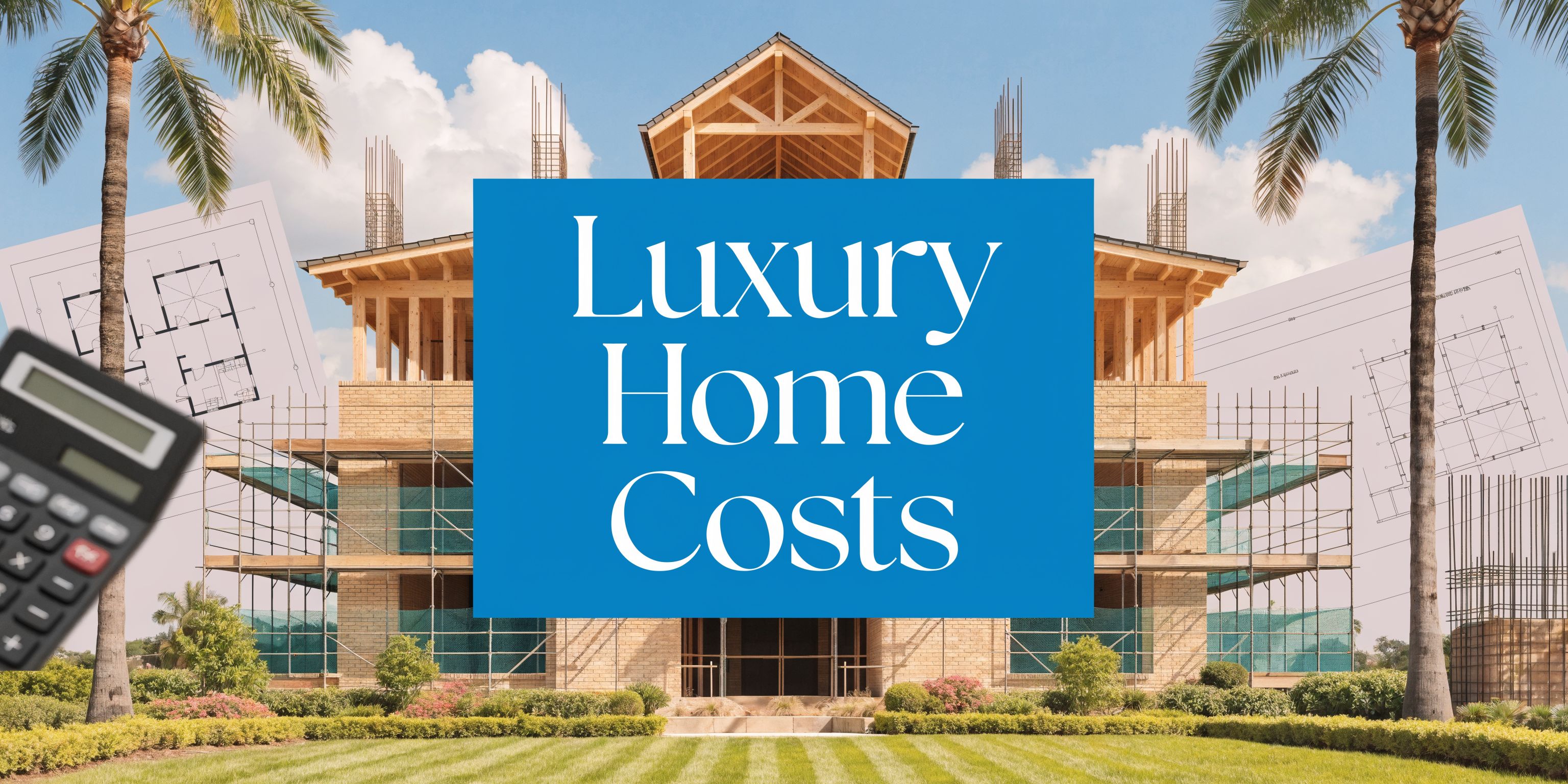 a large home being built