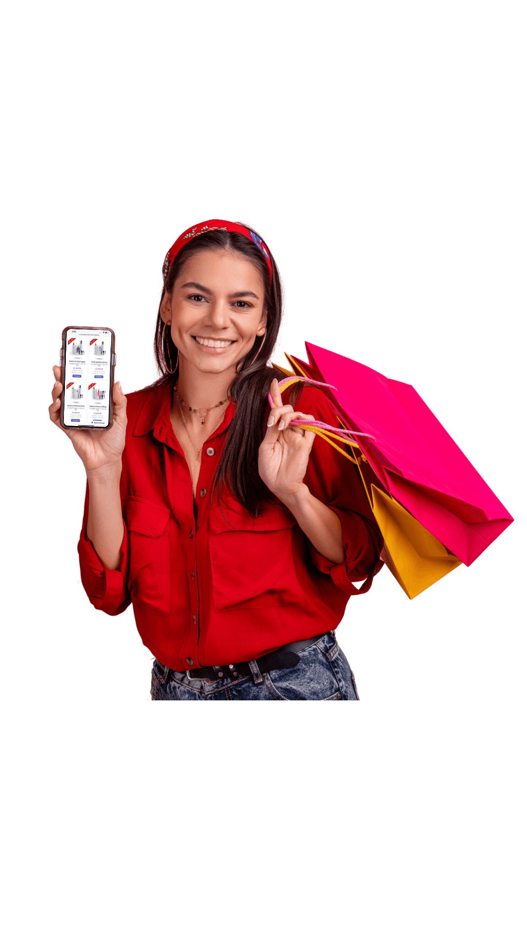 A smilintg girl holding books