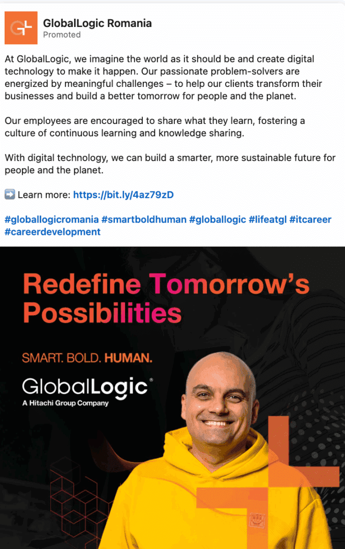 Marketing Spotlight: GlobalLogic Romania content marketing