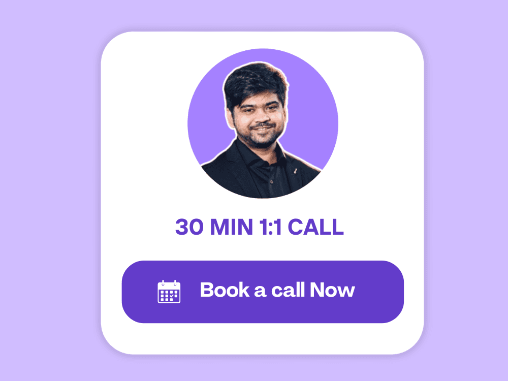Book a call with founder