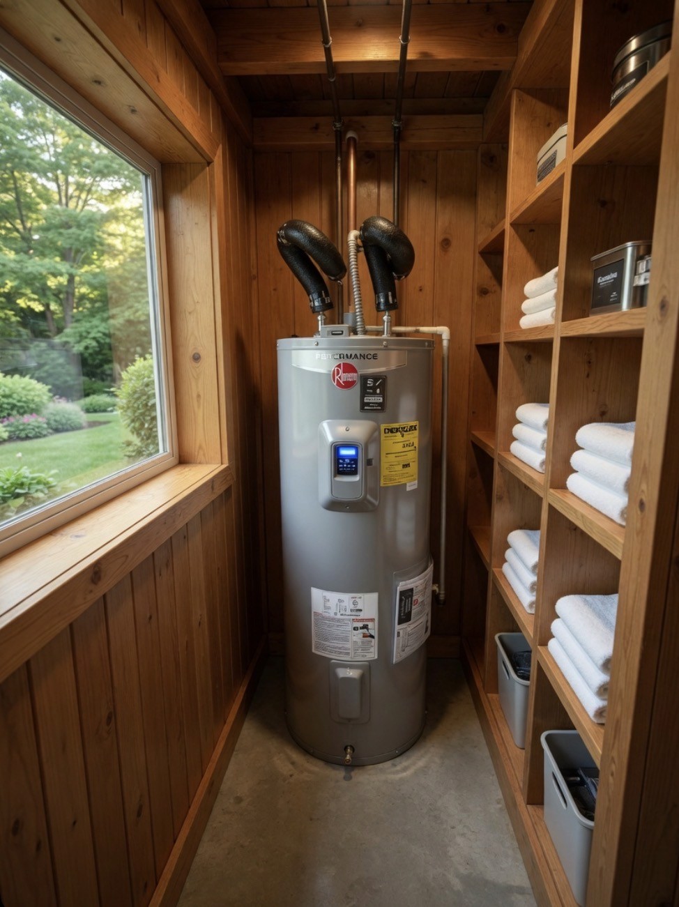 A water heater installed in a home in Federal Way