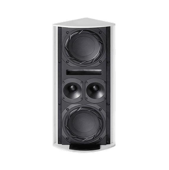 Corner speaker with multiple drivers