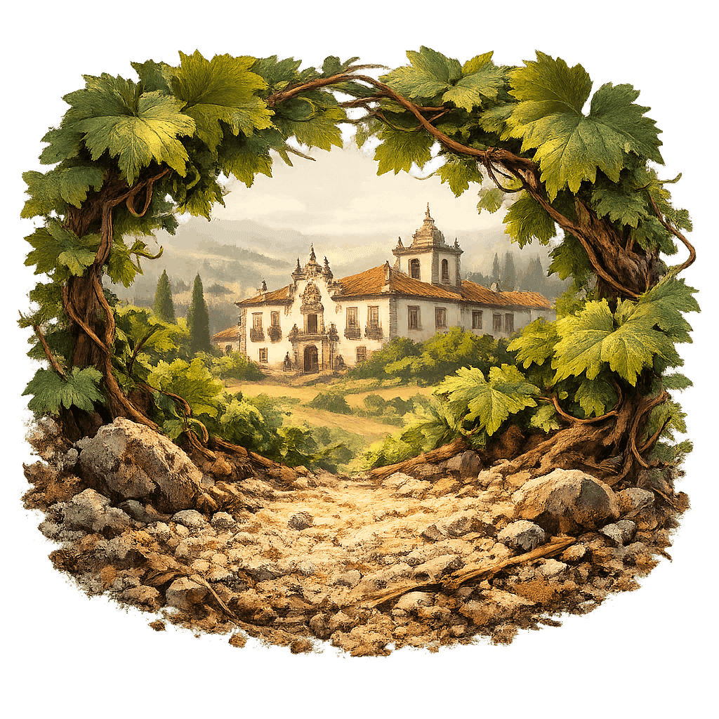 Detailed graphic of the Sousa wine region.