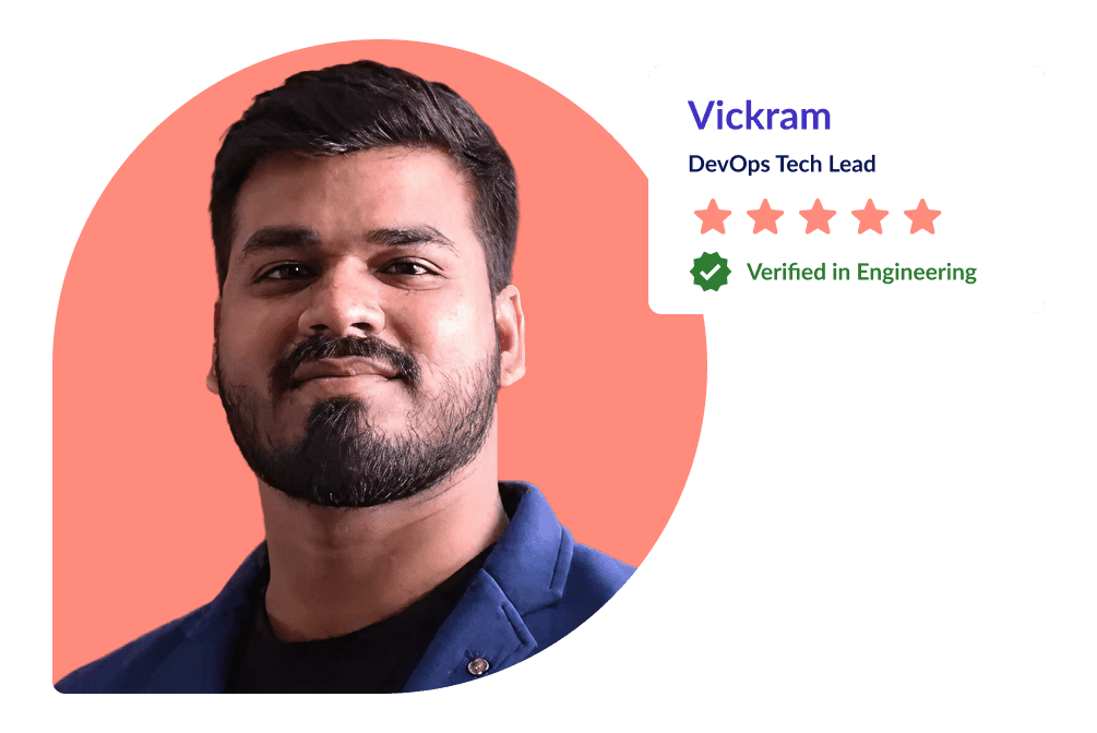 Vikram, Devops team lead