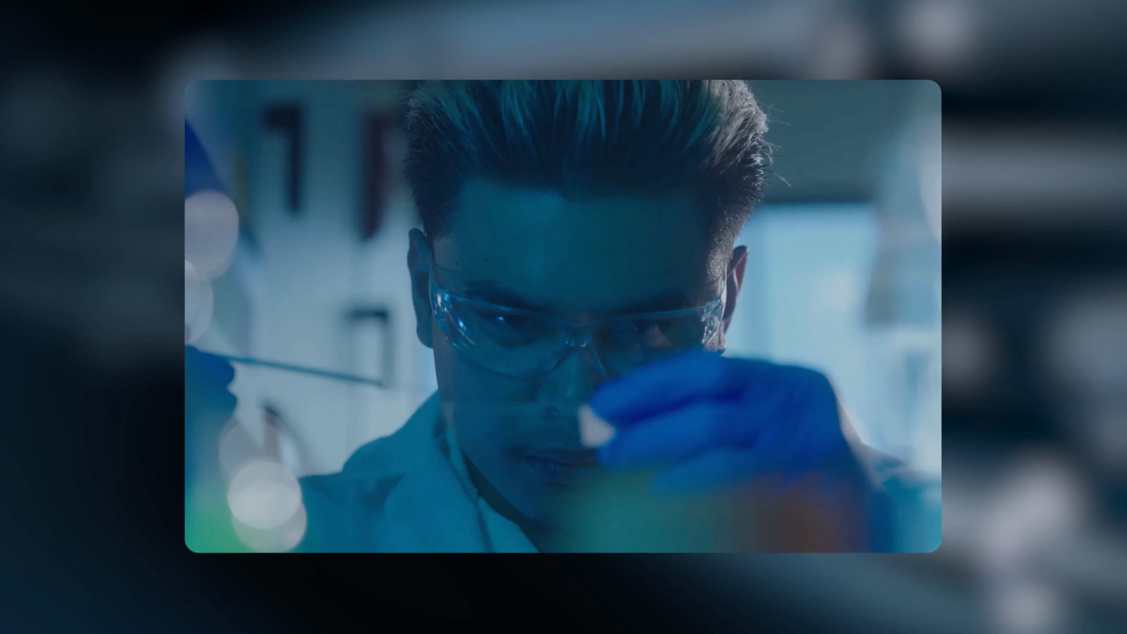 Close up of man in lab 