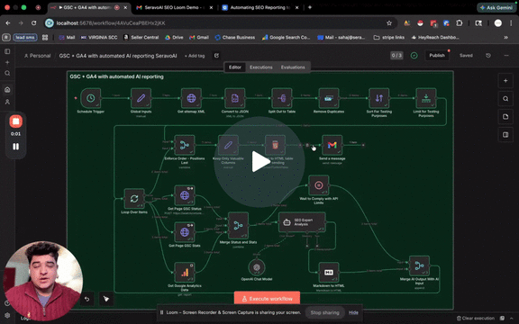 GSC + GA4 Automated SEO internal/client Monthly Reporting for SEO Agencies Sahaj Dhingra SeravoAI