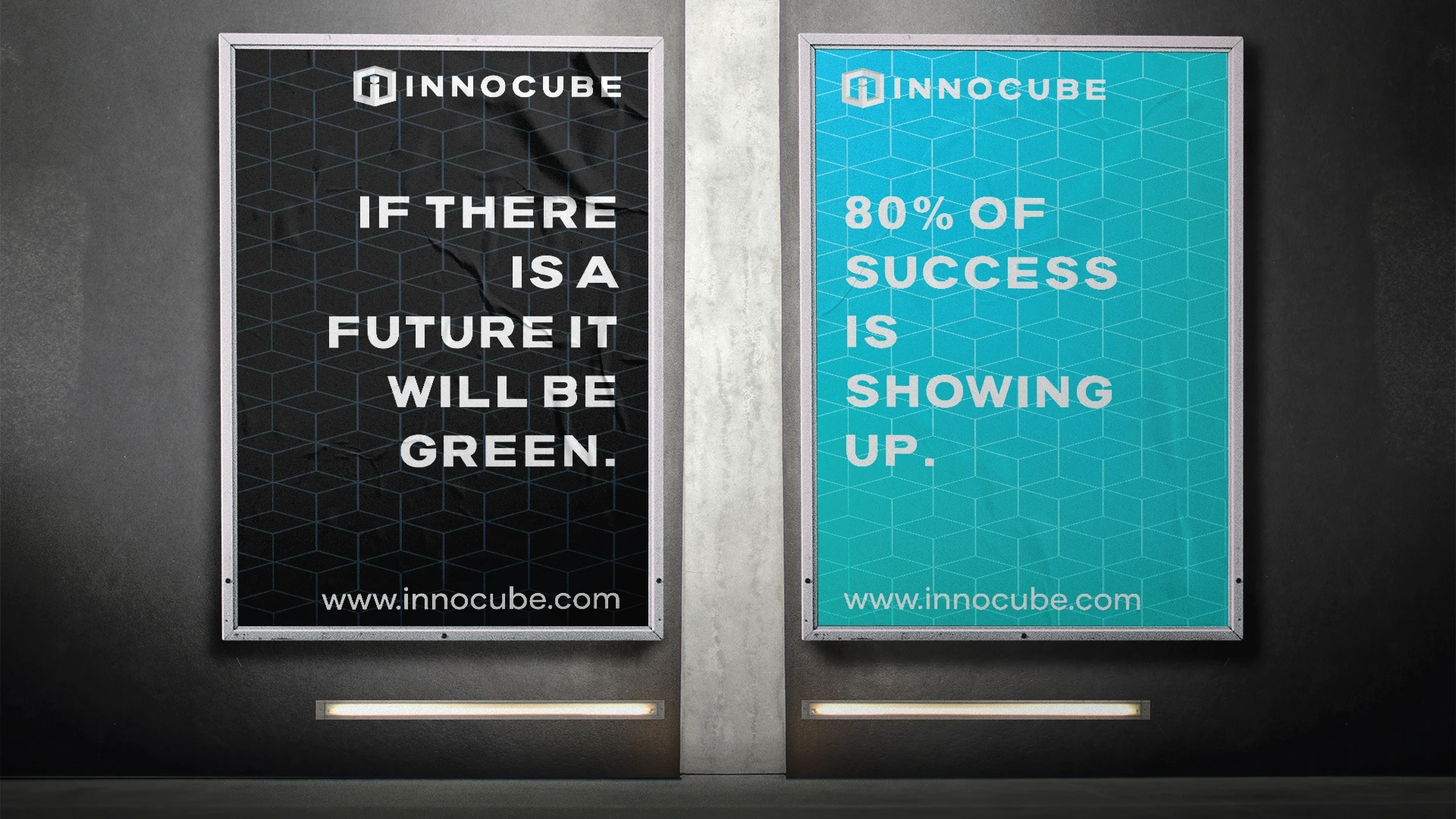 Brand assets and graphic system created for Tata - Innocube