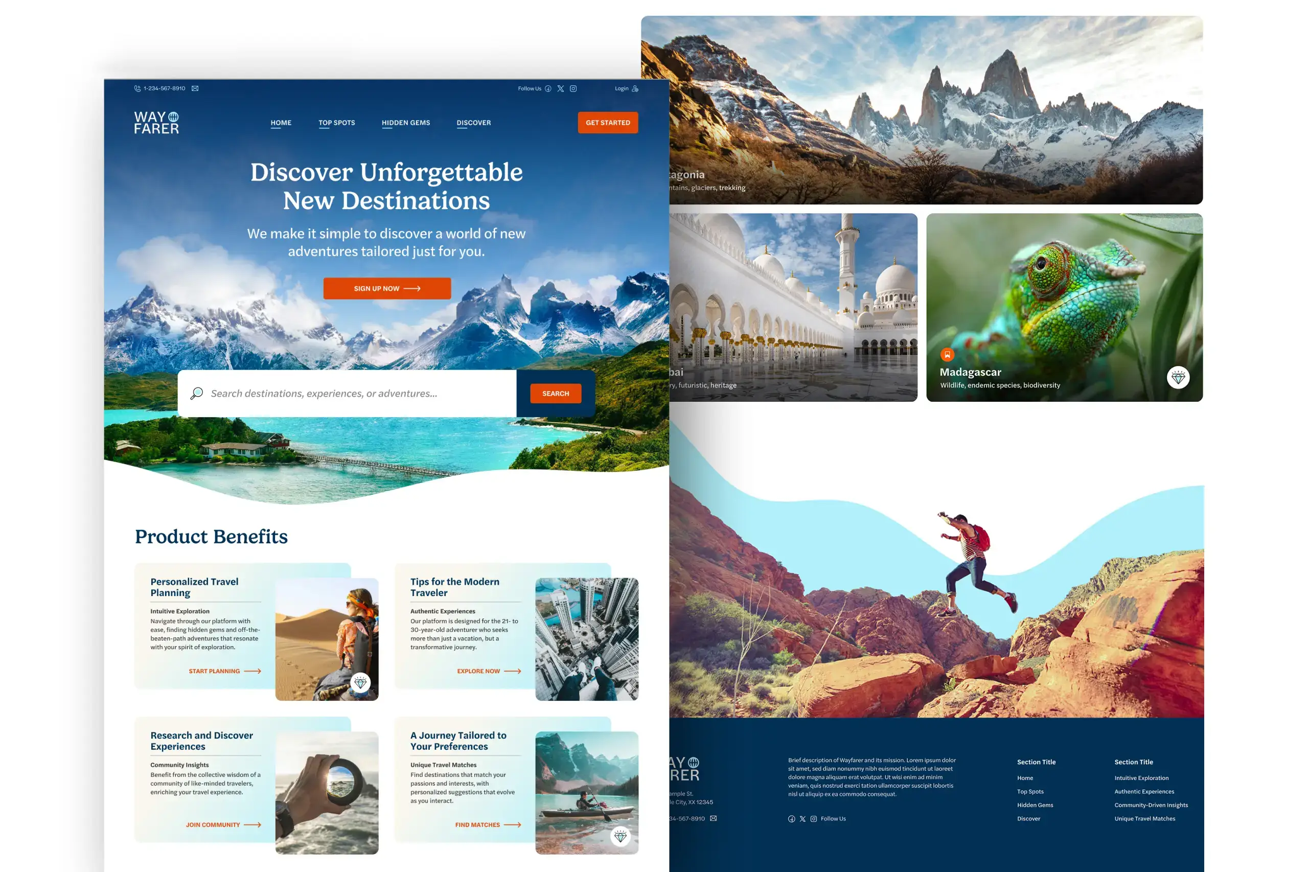 Responsive Travel Website