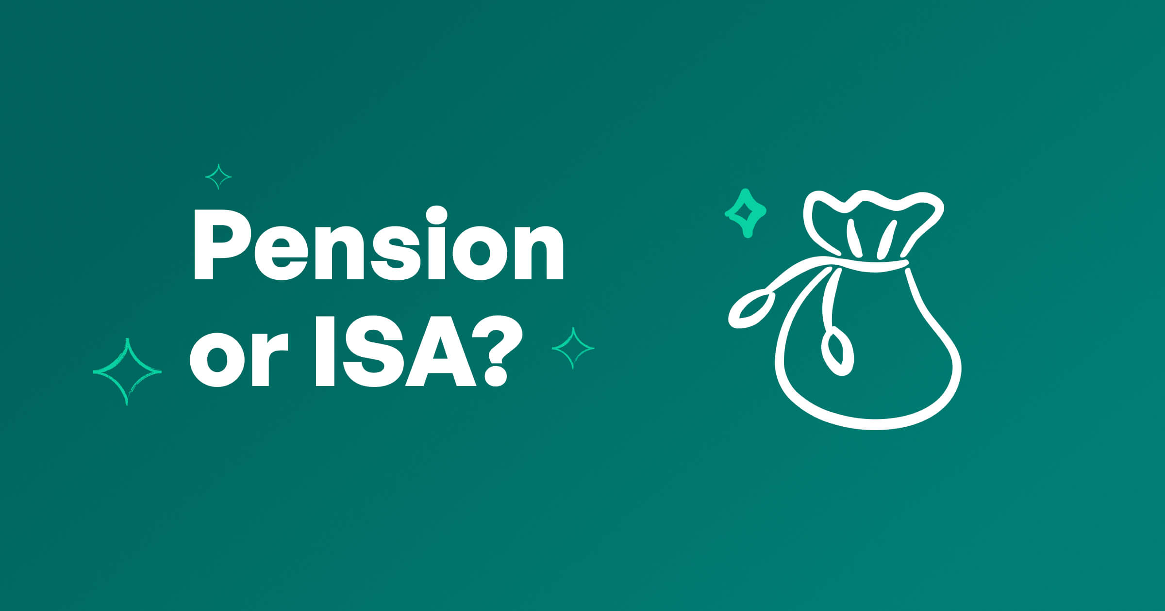 Pension or ISA title image