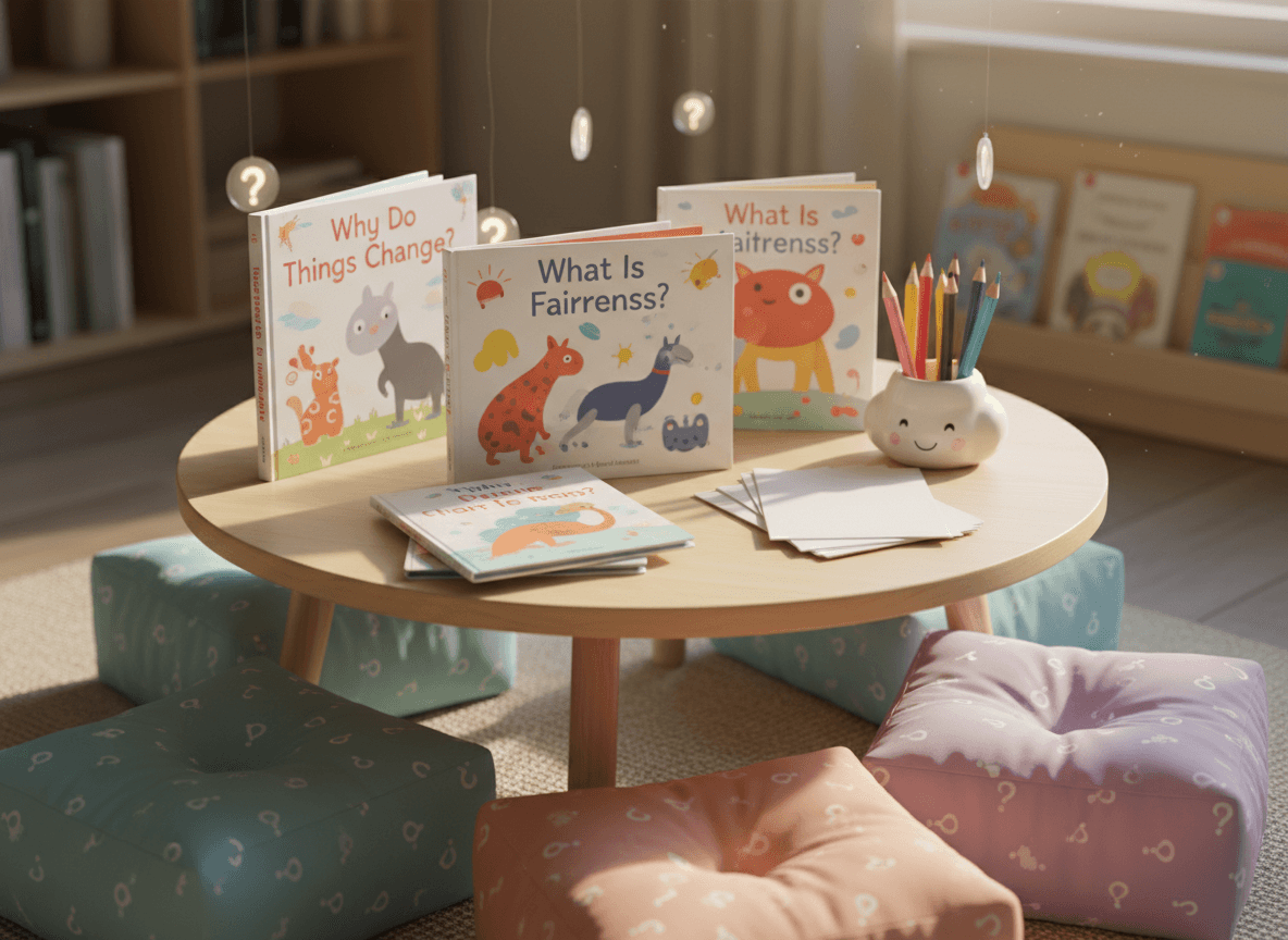 A winding road cuts through rocky terrain, surrounded by patches of green grass and illuminated by sunlight.