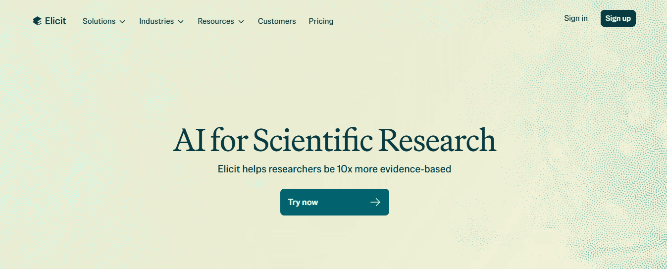 Elicit - Best AI for Book Summary