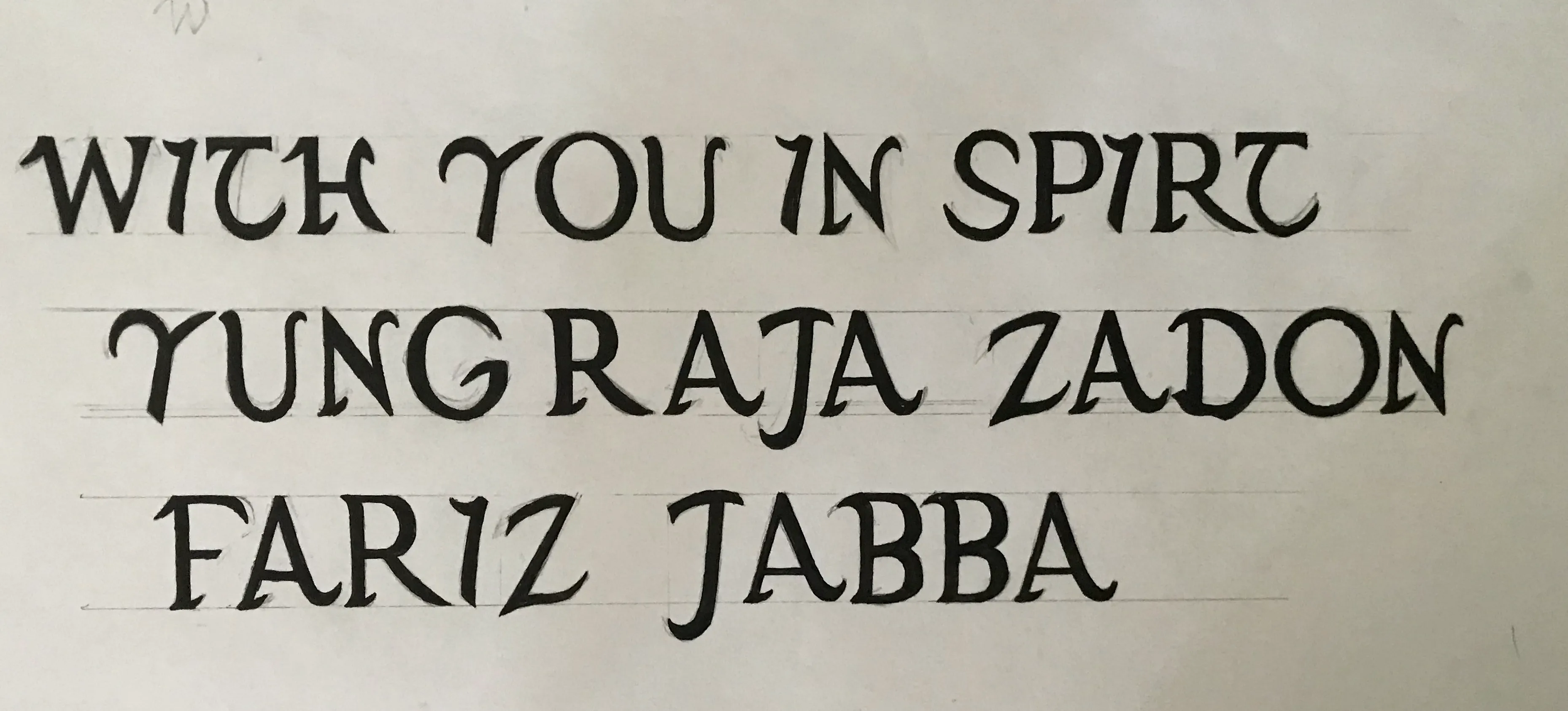 Loose sketches of letterforms. Development for the rabanne Typeface