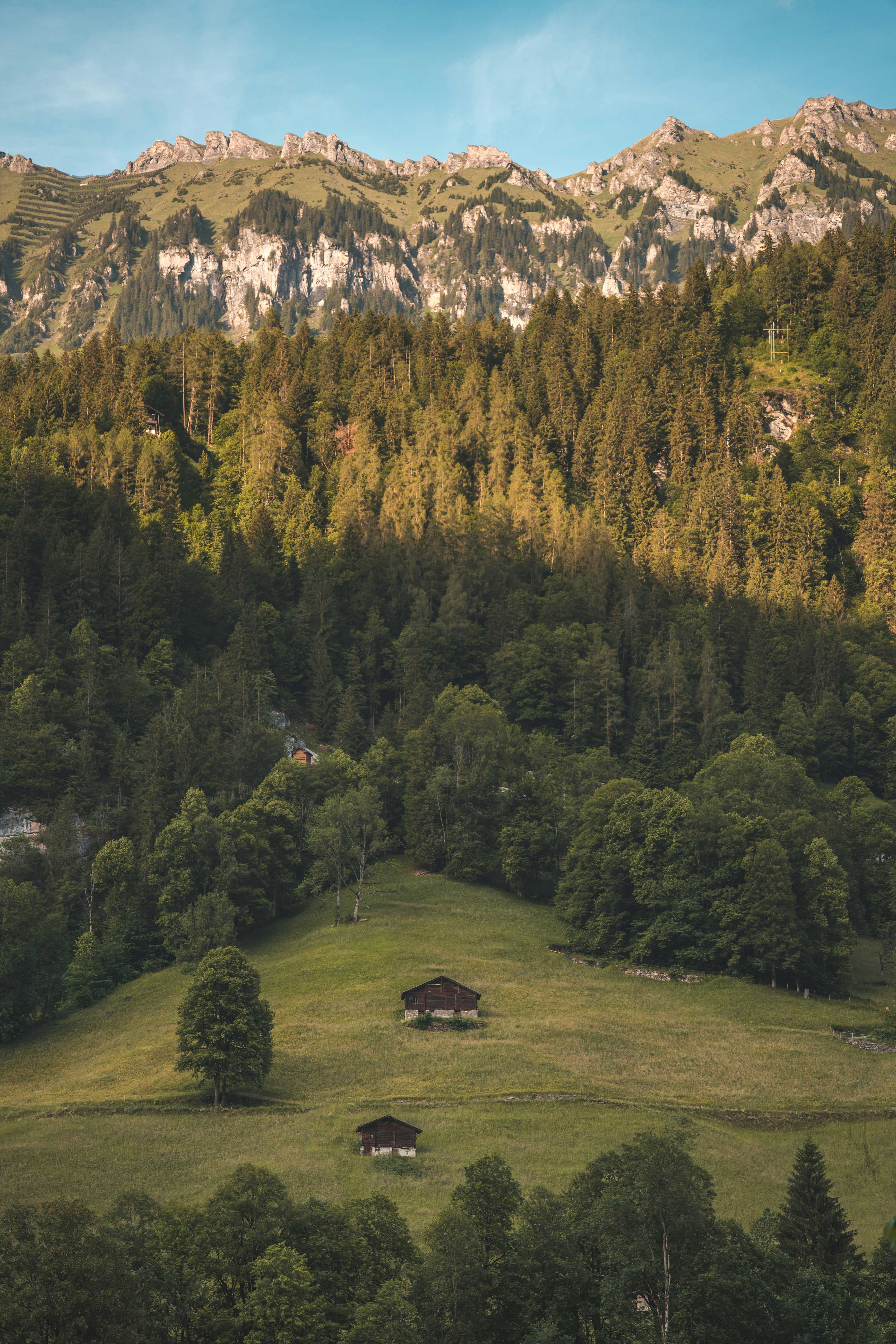 Naturlandschaft in den Obwaldner Bergen, Sachseln