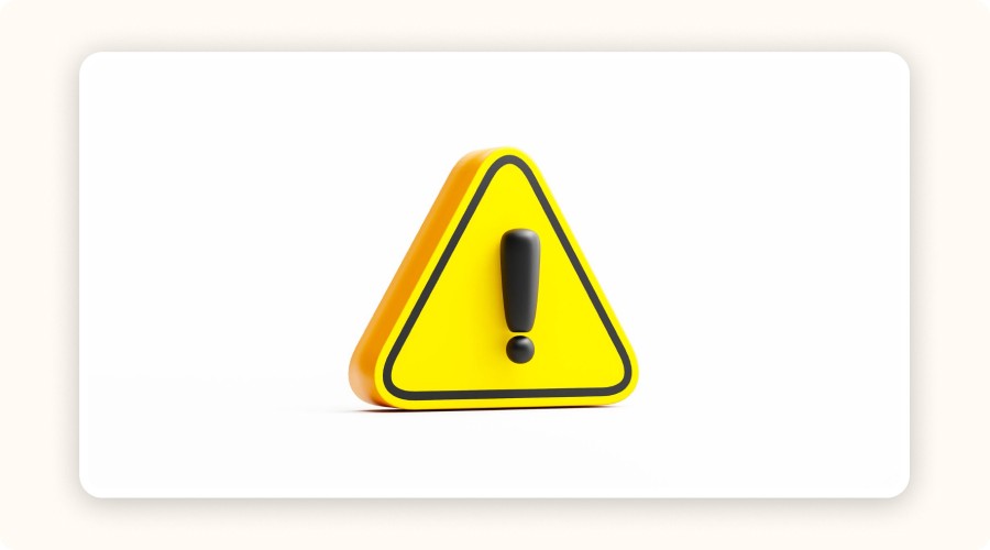 Yellow warning icon
