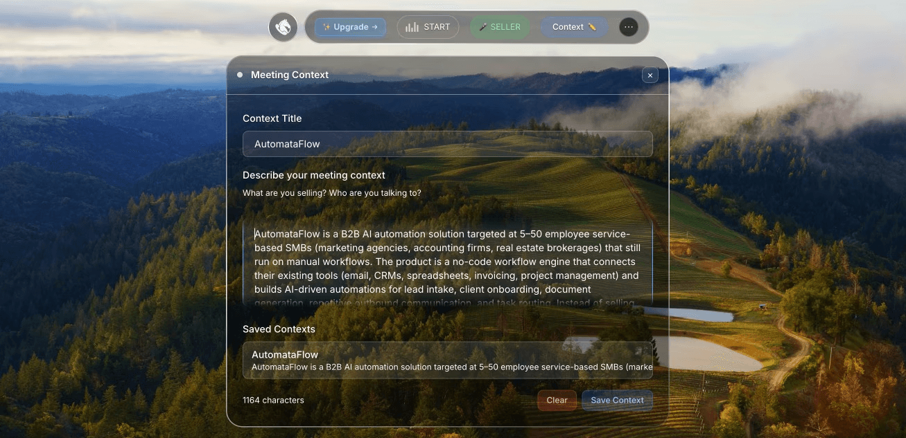 personalization tab overlay