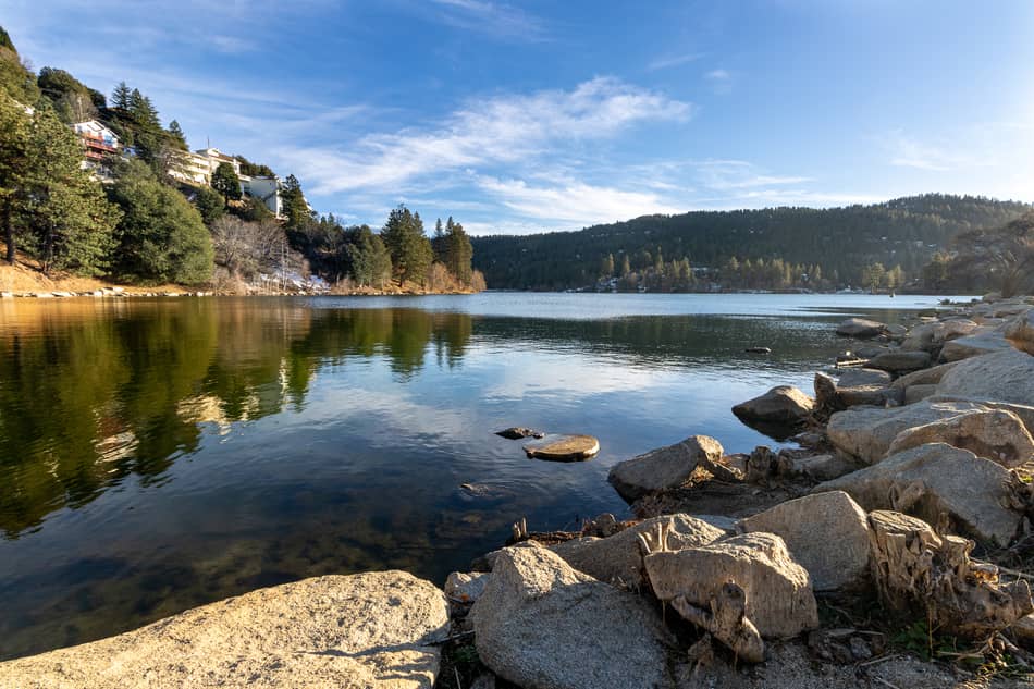 A Colonial style house in a garden district.