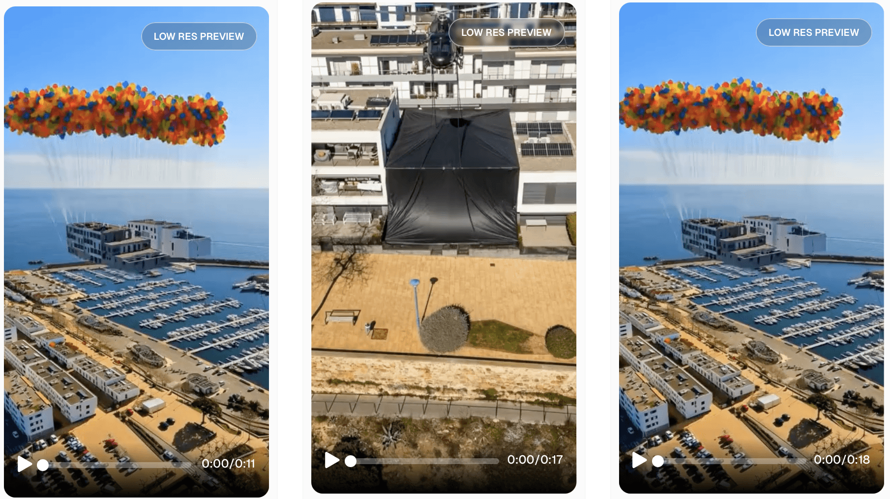 Pack 6 Videos (vertical / horiz.)