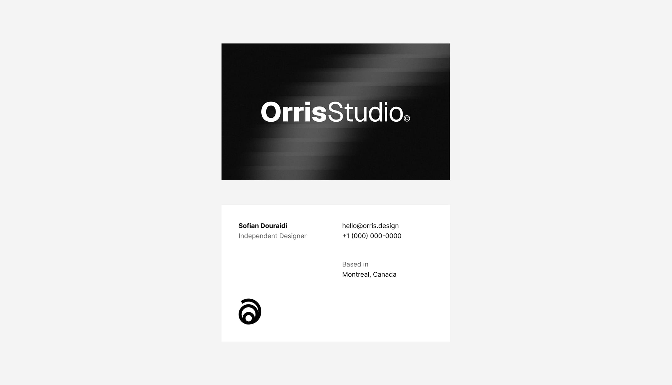orris-business-card