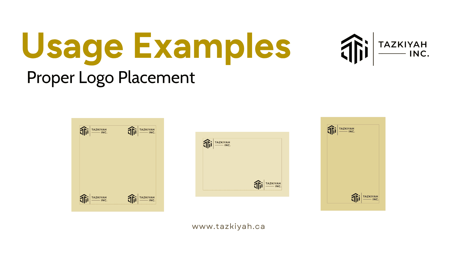 tazkiyah brand guideline page 6
