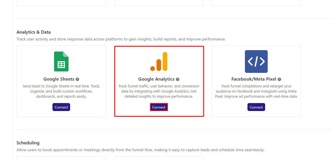 Go to Google Analytics