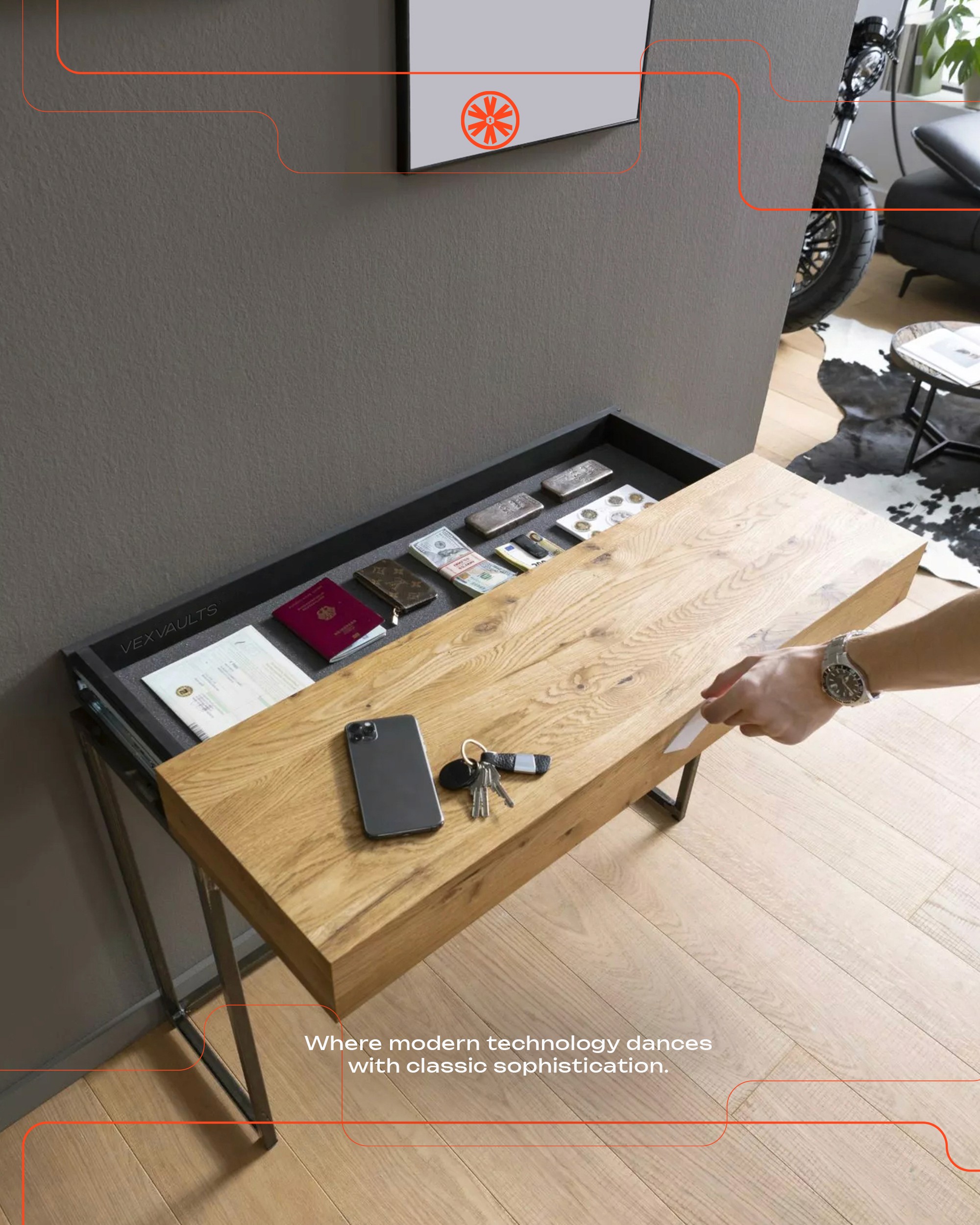 brown leather 2-seat sofa