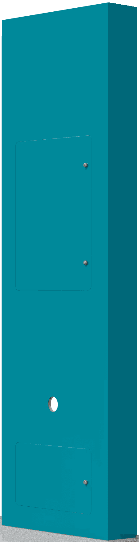 Through ceiling Hygipod Safe configuration  integrated plumbing system for mental healthcare environments
