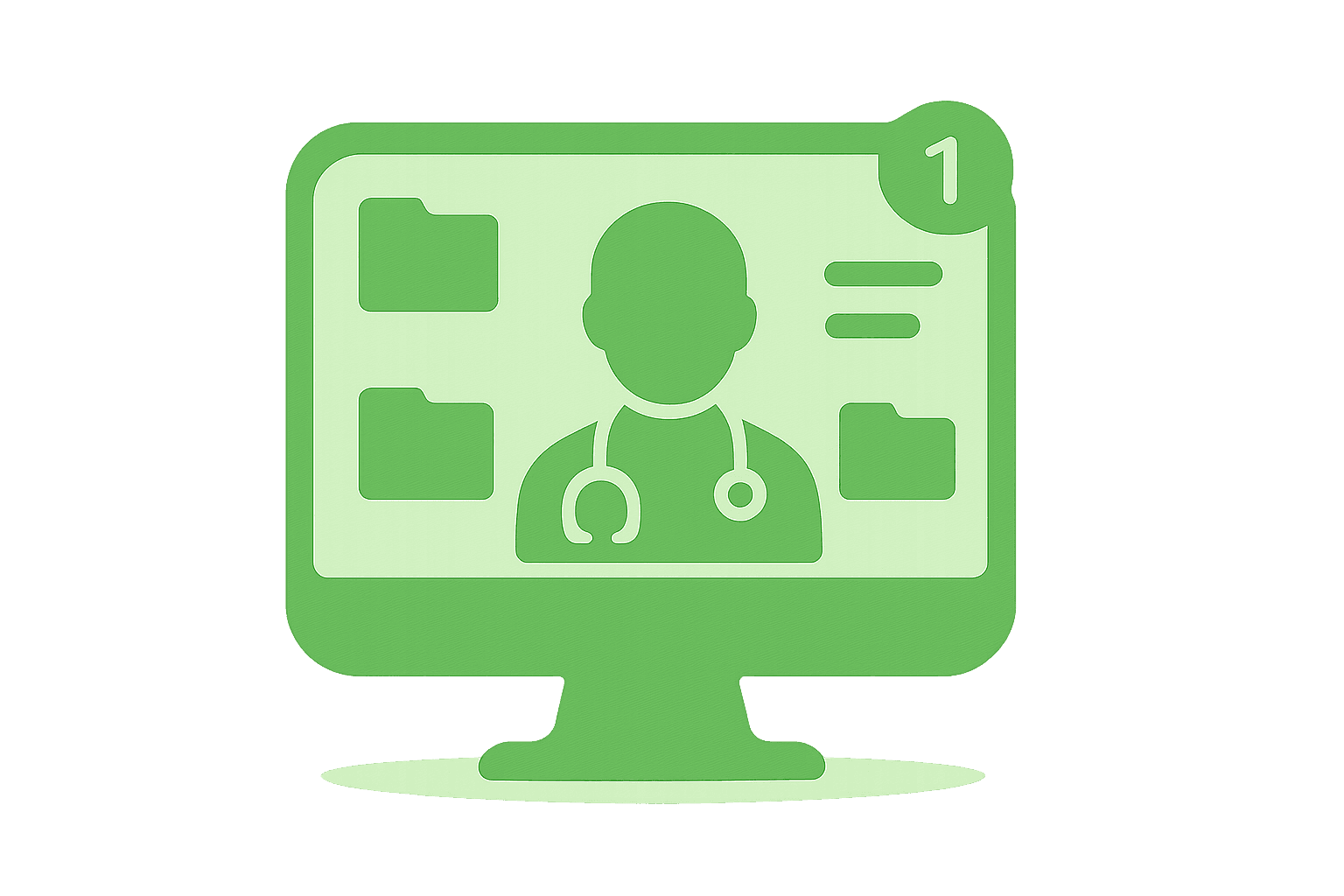 “Provider portal dashboard with patient summaries, test results, and secure clinician communication.”