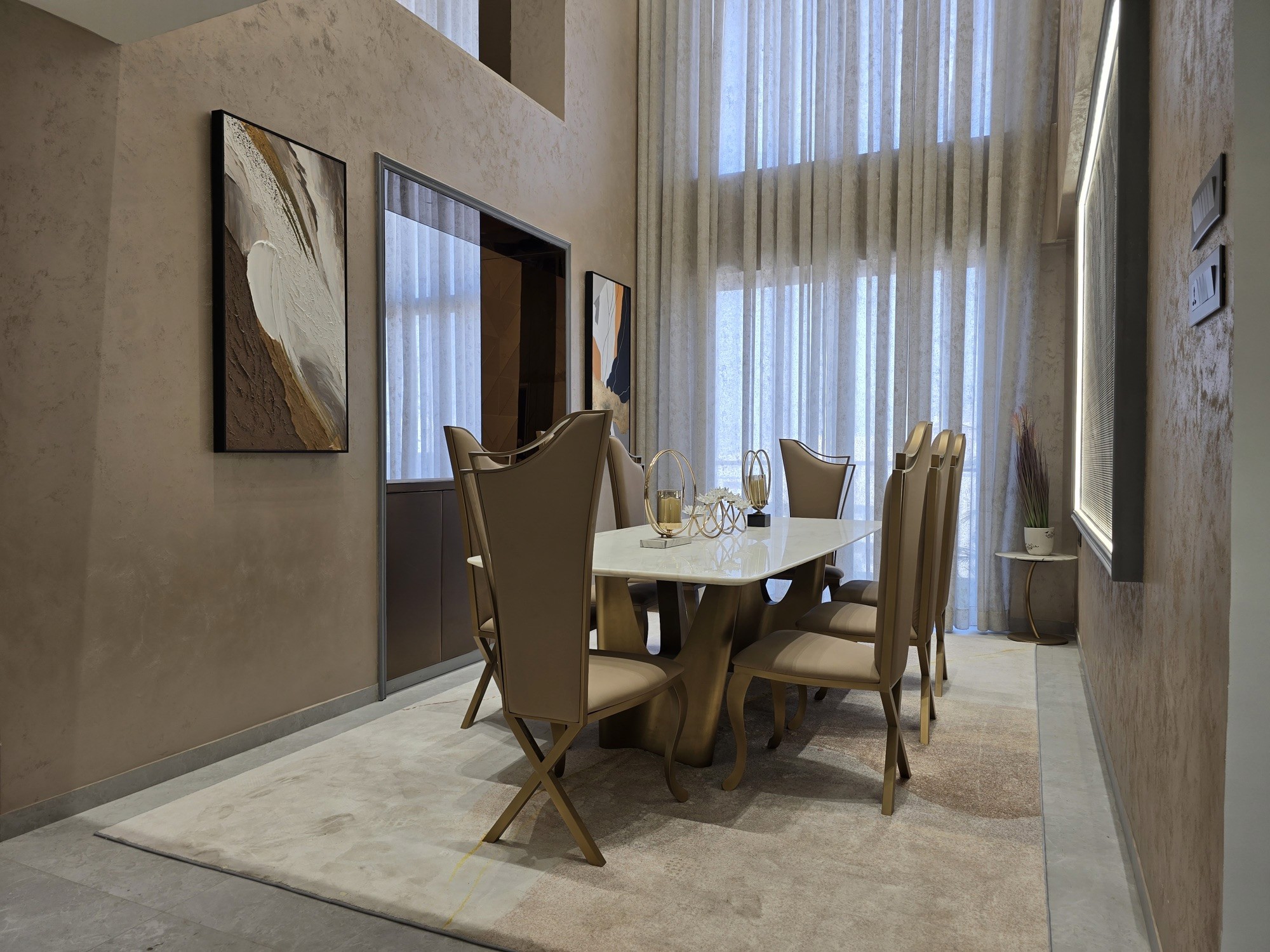 Penthouse Flat, Skyville: flat interior by The Auura, photo 6