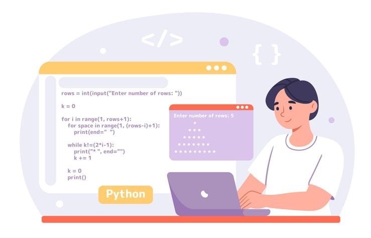 A beginner learning Python programming concepts.